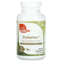 Zahler, Diabetter, расширенная глюкозная поддержка, 180 капсул