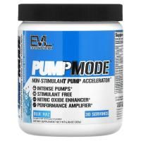 EVLution Nutrition, PumpMode, усилитель эффекта "мышечного насоса" без стимуляторов, синяя кутерьма, 168 г