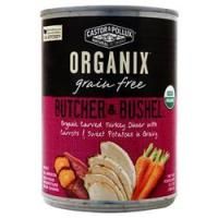 Castor & Pollux, Organix Grain Free Butcher & Bushel - Влажный корм для взрослых собак с индейкой на ужин 12,7 унции