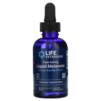 Life Extension, Быстродействующий жидкий мелатонин с цитрусово-ванильным вкусом, 2 жидких унции (59 мл)