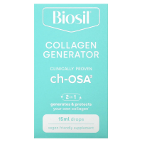 BioSil by Natural Factors, BioSil, ch-OSA улучшенный генератор коллагена, 0,5 жидких унций (15 мл)