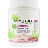 VeganSmart, "Умный веган", питательный коктейль "все в одном", лесные ягоды, 22,8 унций (645 г)