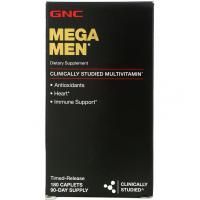 GNC Mega Men, Clinically Studied Multivitamin, 180 Caplets