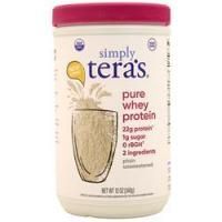 Tera's Whey, Simply Tera's Чистый сывороточный протеин простой несладкий 12 унций