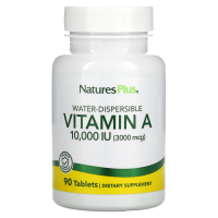 Nature's Plus, Витамин А, 10000 МЕ, 90 таблеток