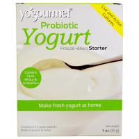 Yogourmet, Сублимировнная йогуртовая закваска с пробиотиками, 6 пакетиков, (5 г) каждый