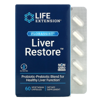 Life Extension, Florassist, Liver Restore, добавка для здоровья печени, 60 капсул