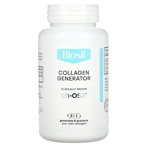 BioSil by Natural Factors, BioSil, ch-OSA Advanced Collagen Generator, 120 вегетарианских капсул