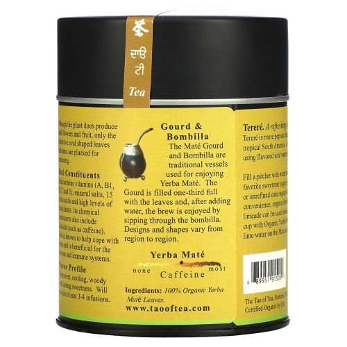 The Tao of Tea, Органический чай йерба-мате, 114 г (4,0 унции)