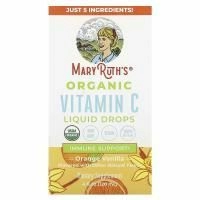MaryRuth's, органический витамин C в жидкой форме, со вкусом апельсина и ванили, 120 мл (4 жидк. унции)