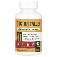 NuBest, Doctor Taller ™, улучшенная формула роста, для детей от 8 лет, 60 веганских капсул