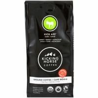 Kicking Horse, Kick Ass, темный, молотый кофе, 284 г (10 унций)