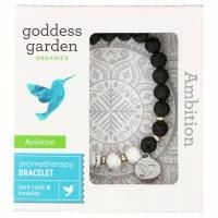 Goddess Garden, Органический продукт, Амбиция, Браслет для ароматерапии, 1 браслет