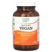 Pure Essence, Real-Zymes, веганское питание, 90 капсул в растительной оболочке