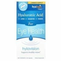 Hyalogic, Hylavision, гиалуроновая кислота, 120 капсул