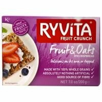 Ryvita, Фруктовый кранч, хрустящий рисовый хлеб рисом и овсянкой, 7 унций (200 г)