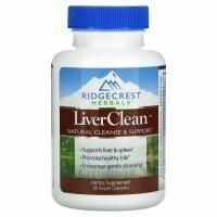 RidgeCrest Herbals, Чистая печень, 60 вегетарианских капсул