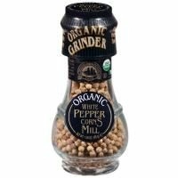Drogheria & Alimentari, Organic White Peppercorns Mill, 1.58 oz (45 g)