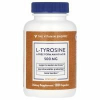 The Vitamin Shoppe, L-тирозин, 500 мг, 100 капсул