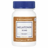 The Vitamin Shoppe, мелатонин, 10 мг, 60 таблеток