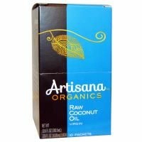 Artisana, Органическое сырое кокосовое масло, 10 пакетиков, 1,06 жидкой унции (30,05 мл) каждый