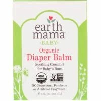 Earth Mama, Для малышей, Органический бальзам под подгузник, 2 ж. унц.(60 мл)