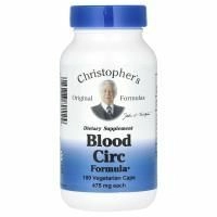 Christopher's Original Formulas, Формула для кровяной циркуляции 100 овощных капсул