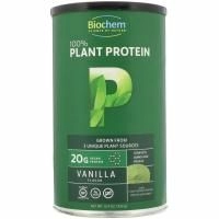 Biochem, 100% растительный протеин с ванильным вкусом, 12,4 унц. (352 г)