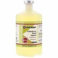 Kirkman Labs, Молозиво Gold Жидкое, Без вкусовых добавок, 16 ж. унц.(473 мл)