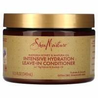 SheaMoisture, Несмываемый кондиционер для интенсивного увлажнения, мед манука и масло мафуры, для очень сухих, поврежденных волос, 340 мл (11,5 жидк. унц.)