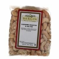 Bergin Fruit and Nut Company, Жареные и соленые орешки кешью, 16 унц. (454 г)