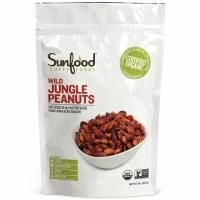 Sunfood, Дикий арахис из джунглей, 227 г (8 унций)