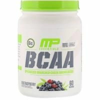 MusclePharm, Серия Essentials, аминокислоты с разветвленной цепью (BCAA), голубая малина, 450 г (0,99 фунта)