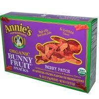 Annie's Homegrown, Органические фруктовые закуски, Берри патч, 5 пакетиков, 0,8 унции (23 г) каждый