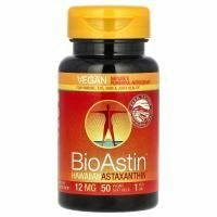 Nutrex Hawaii, BioAstin, 12 мг, 50 веганских мягких желатиновых капсул
