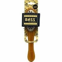 Bass Brushes, Щетка для домашних животных из проволоки/щетины кабана, Овальная, Маленькая, 1 щетка