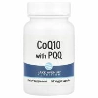 Lake Avenue Nutrition, Коэнзим Q10 с PQQ, 100 мг, 60 растительных капсул