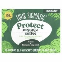 Four Sigmatic, Смесь для кофе из грибов, 10 пакетиков, 0,09 унц. (2,5 г) каждый