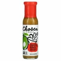 Chosen Foods, Чистое масло авокадо, заправка и маринад, Chipotle Ranch, 8 жидких унций (237 мл)