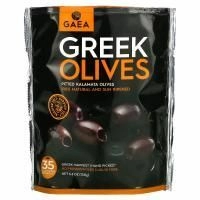 Gaea, Греческие оливки, оливки каламата без косточек, 5,3 унции (150 г)