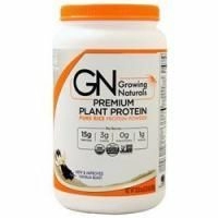Growing Naturals, Растительный протеин премиум-класса - Чистый рисовый протеиновый порошок Vanilla Blast 930 грамм