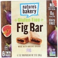 Nature's Bakery, Безглютеновый батончик из инжира, инжир, 6 двойных упаковок, по 2 унц. каждый