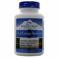 Ridgecrest Herbals, ClearLungs иммунитет 60 вег капсул