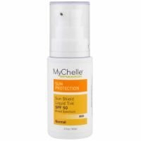 MyChelle Dermaceuticals, Солнцезащитный жидкий тинт SPF 50, нормальный, светло-бежевый, 1 унция (30 мл)