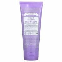 Dr. Bronner's, Органическое мыло для бритья Лаванда 7 жидких унций