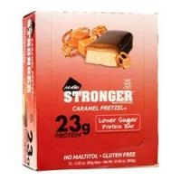 Nugo Nutrition, NuGo Stronger батончик Карамельный крендель 12 батончиков