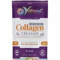 Green Foods Corporation, Vibrant Collagens, коллагеновые сливки с кокосовым молоком, без добавок, 3,38 унции (96 г)