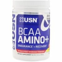 USN, BCAA Aminos Plus, Fruit Punch, 11.6 oz (330 g)