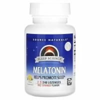 Source Naturals, Мелатонин, леденцы с апельсиновым вкусом, 2,5 мг, 240 леденцов