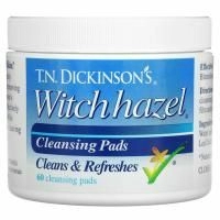 Dickinson Brands, Очищающие подушечки с гамамелисом от компании T.N. Dickinson, 60 подушечек диаметром 2,13 дюйма (5,41 см)